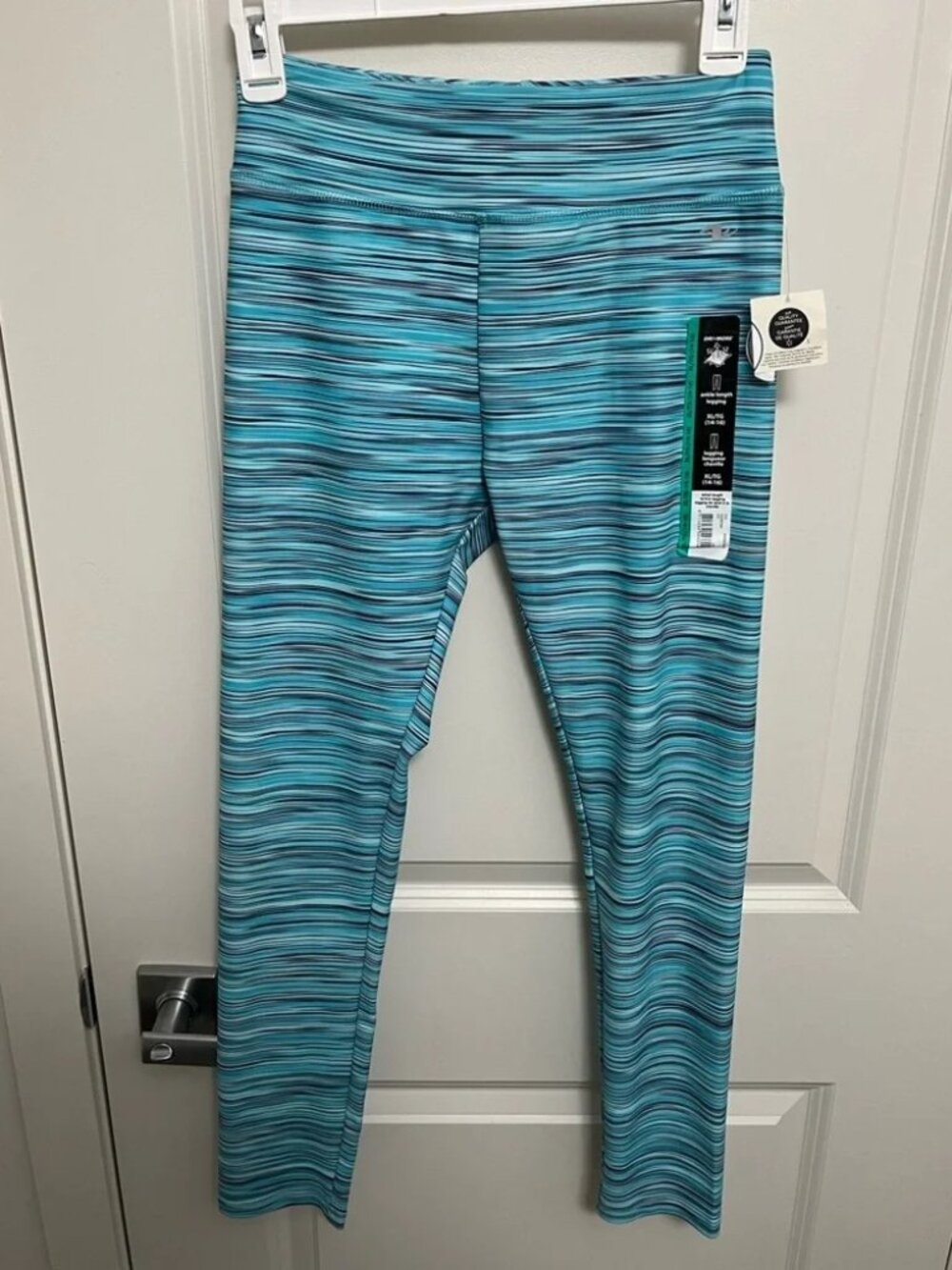 NEW Kids Athletic Works Blue Leggings in size 14-16 XL